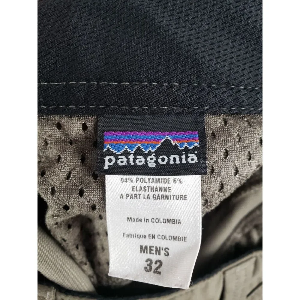 Patagonia Pants Adult 32X30 Olive Nylon Hiking Trekking Outdoor Casual Mens * - Picture 11 of 14